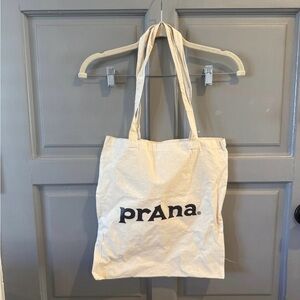 Prana Natural Canvas Tote Bag